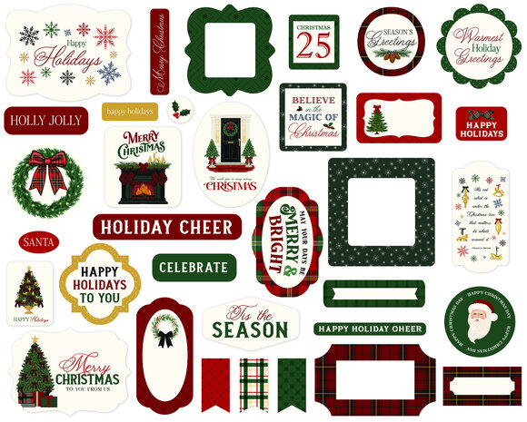 Carta Bella Classic Christmas Ephemera (CBCC519024) Carta Bella Classic Christmas Ephemera (CBCC519024)