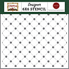 Carta Bella Classic Christmas Designer Stencil Holiday Lattice (CBCC519034)