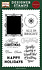 Classic Christmas Designer Stamp Set Vintage Frame (CBCC519042) Classic Christmas Designer Stamp Set Vintage Frame (CBCC519042)