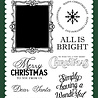 Carta Bella Classic Christmas Designer Stamp Set Vintage Frame (CBCC519042)