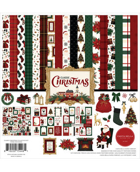 Carta Bella Classic Christmas 12x12 Inch Collection Kit (CBCC519016)
