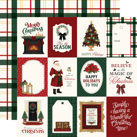 Carta Bella Classic Christmas 12x12 Inch Collection Kit (CBCC519016)