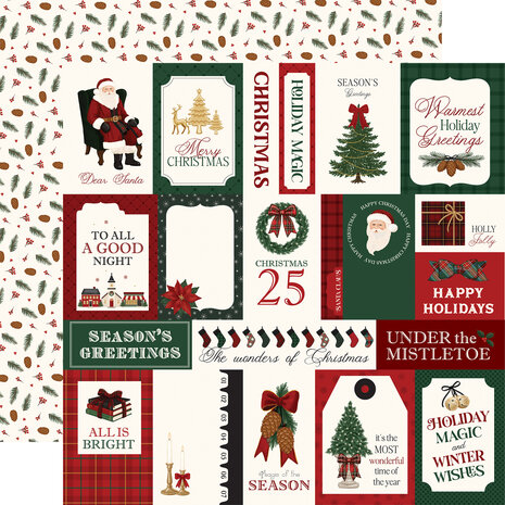 Carta Bella Classic Christmas 12x12 Inch Collection Kit (CBCC519016)