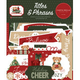 Carta Bella Have A Beary Christmas Titles & Phrases (CBBC518032)