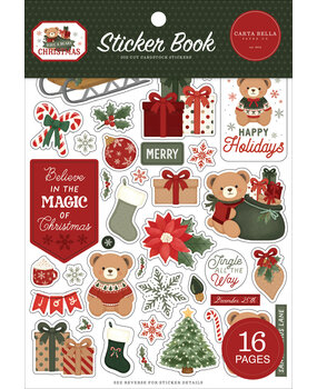 Carta Bella Have A Beary Christmas Sticker Book (CBBC518029)