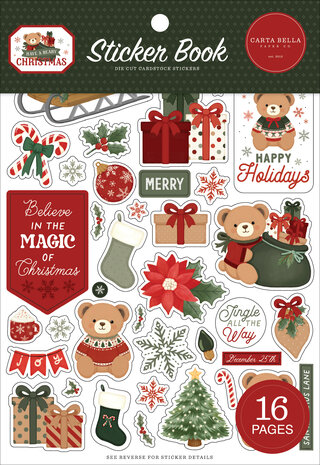 Carta Bella Have A Beary Christmas Sticker Book (CBBC518029)