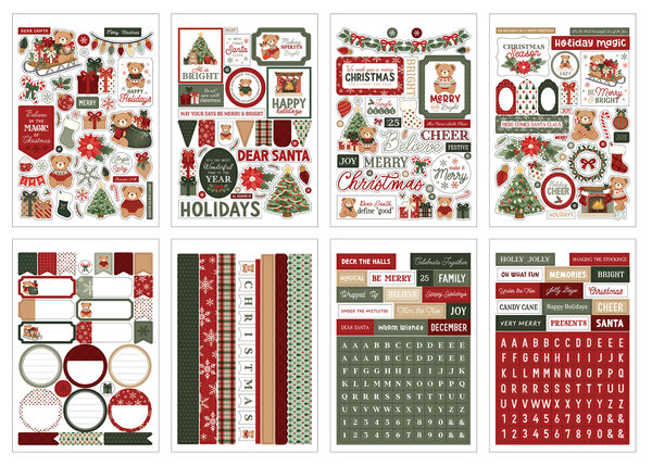 Carta Bella Have A Beary Christmas Sticker Book (CBBC518029)