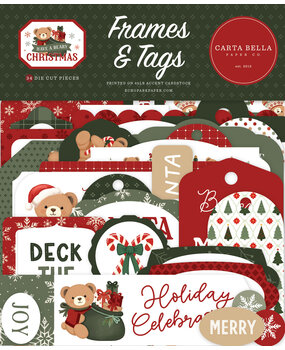 Carta Bella Have A Beary Christmas Frames & Tags (CBBC518025)