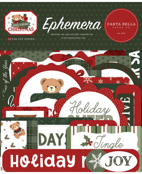 Carta Bella Have A Beary Christmas Ephemera (CBBC518024)