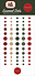 Have A Beary Christmas Enamel Dots (CBBC518028)