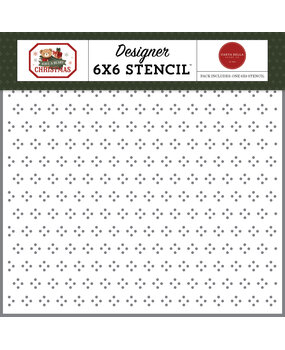 Carta Bella Have A Beary Christmas Designer Stencil Dashing Dots (CBBC518034)