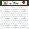 Carta Bella Have A Beary Christmas Designer Stencil Dashing Dots (CBBC518034)