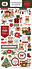 Have A Beary Christmas 6x13 Inch Chipboard Accents (CBBC518021)