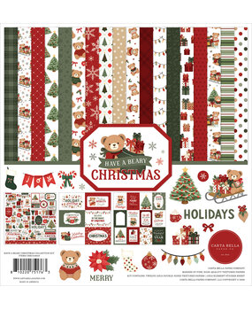 Carta Bella Have A Beary Christmas 12x12 Inch Collection Kit (CBBC518016)