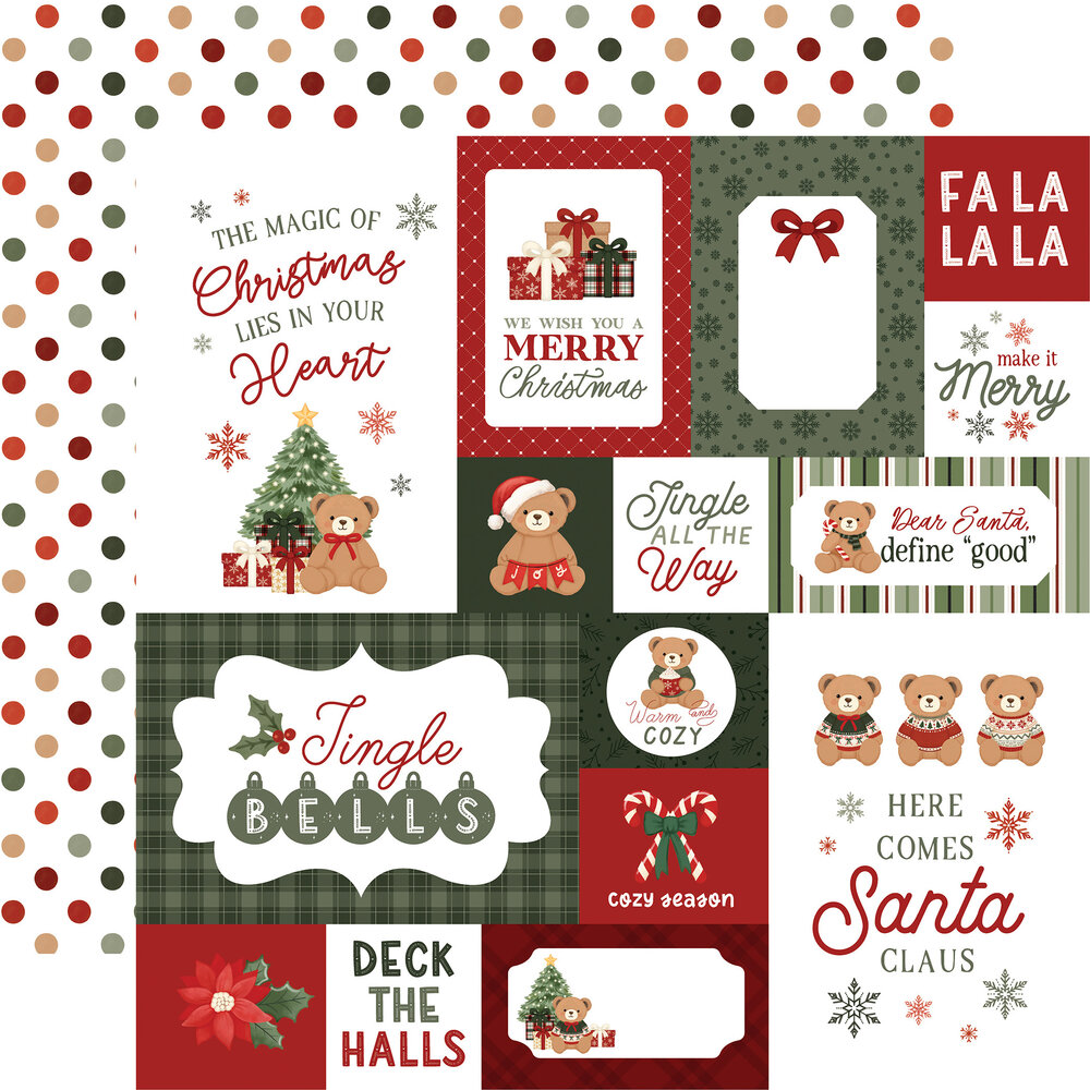 Carta Bella Have A Beary Christmas 12x12 Inch Collection Kit (CBBC518016) Carta Bella Have A Beary Christmas 12x12 Inch Collection Kit (CBBC518016)
