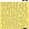 Echo Park Essentials Yellow Alpha Sticker Book (YE530029)