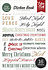 Essentials Vintage Christmas Phrases Sticker Book (VCP531029)