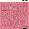 Echo Park Essentials Pink Alpha Sticker Book (PE528029)