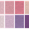 Echo Park Essentials Pink Alpha Sticker Book (PE528029)