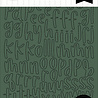 Echo Park Essentials Green Alpha Sticker Book (GE527029)