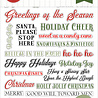 Echo Park Essentials Christmas Phrases Sticker Book (CP532029)