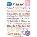 Echo Park Essentials Celebration Phrases Sticker Book (CEP533029)
