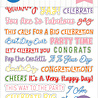 Echo Park Essentials Celebration Phrases Sticker Book (CEP533029)