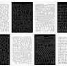 Echo Park Essentials Blue Alpha Sticker Book (BLE526029)