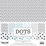 Echo Park Watercolor Polka Dots Winter 12x12 Inch Collection Kit (WDW536016)
