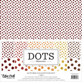 Echo Park Watercolor Polka Dots Autumn 12x12 Inch Collection Kit (WDA535016)