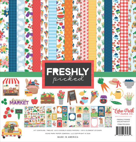 Echo Park Freshly Picked 12x12 Inch Collection Kit (FP510016) Echo Park Freshly Picked 12x12 Inch Collection Kit (FP510016)