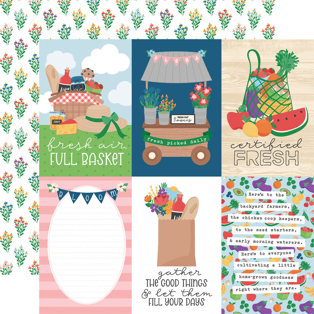 Echo Park Freshly Picked 12x12 Inch Collection Kit (FP510016) Echo Park Freshly Picked 12x12 Inch Collection Kit (FP510016)