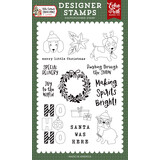 Echo Park Here Comes Santa Paws Designer Stamp Set Merry Little Christmas (HCSP517044)