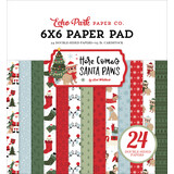 Echo Park Here Comes Santa Paws 6x6 Inch Paper Pad (HCSP517023)
