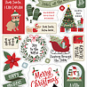Echo Park Here Comes Santa Paws 6x13 Inch Chipboard Word & Phrases (HCSP517022)