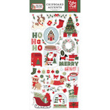 Echo Park Here Comes Santa Paws 6x13 Inch Chipboard Accents (HCSP517021)