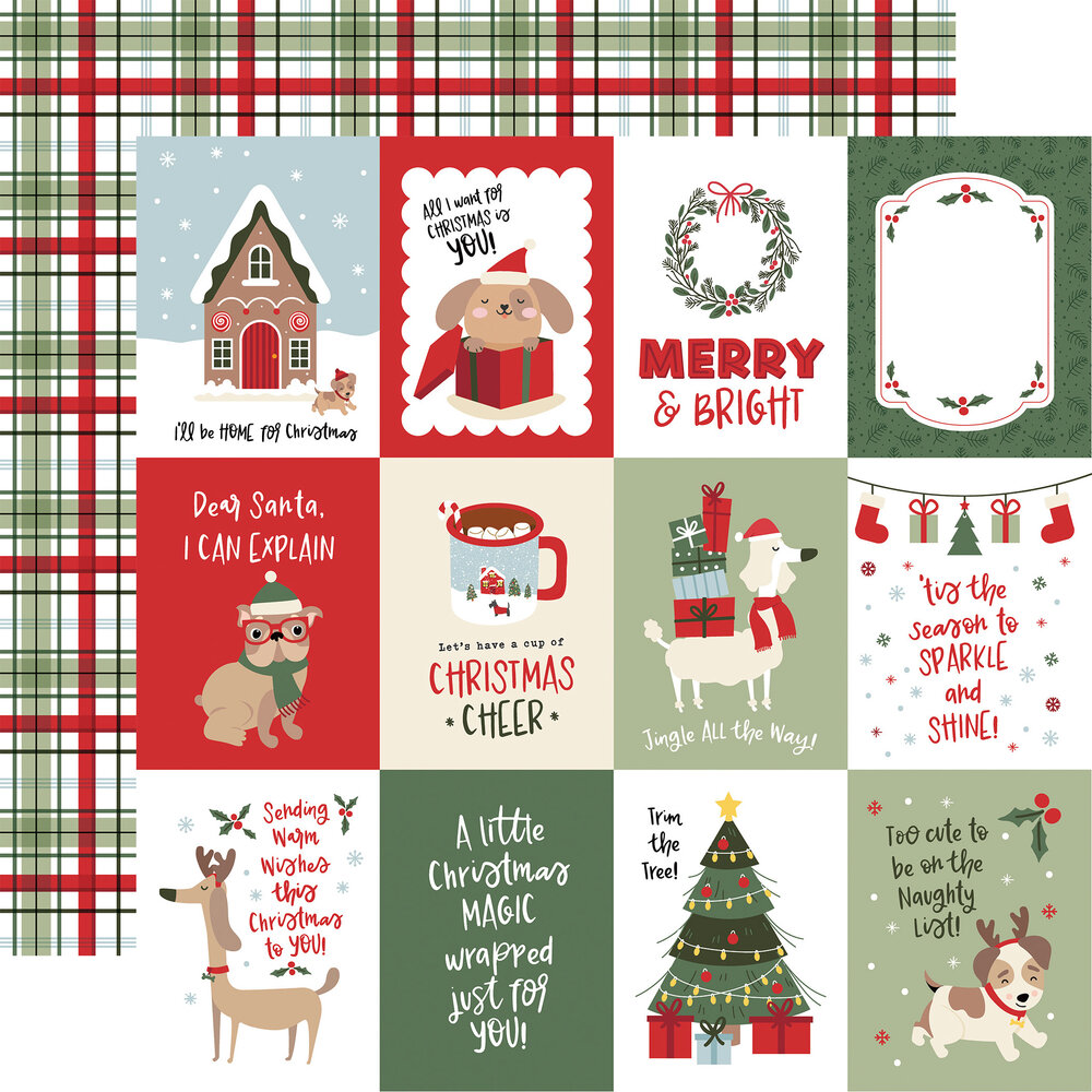 Echo Park Here Comes Santa Paws 12x12 Inch Collection Kit (HCSP517016) Echo Park Here Comes Santa Paws 12x12 Inch Collection Kit (HCSP517016)
