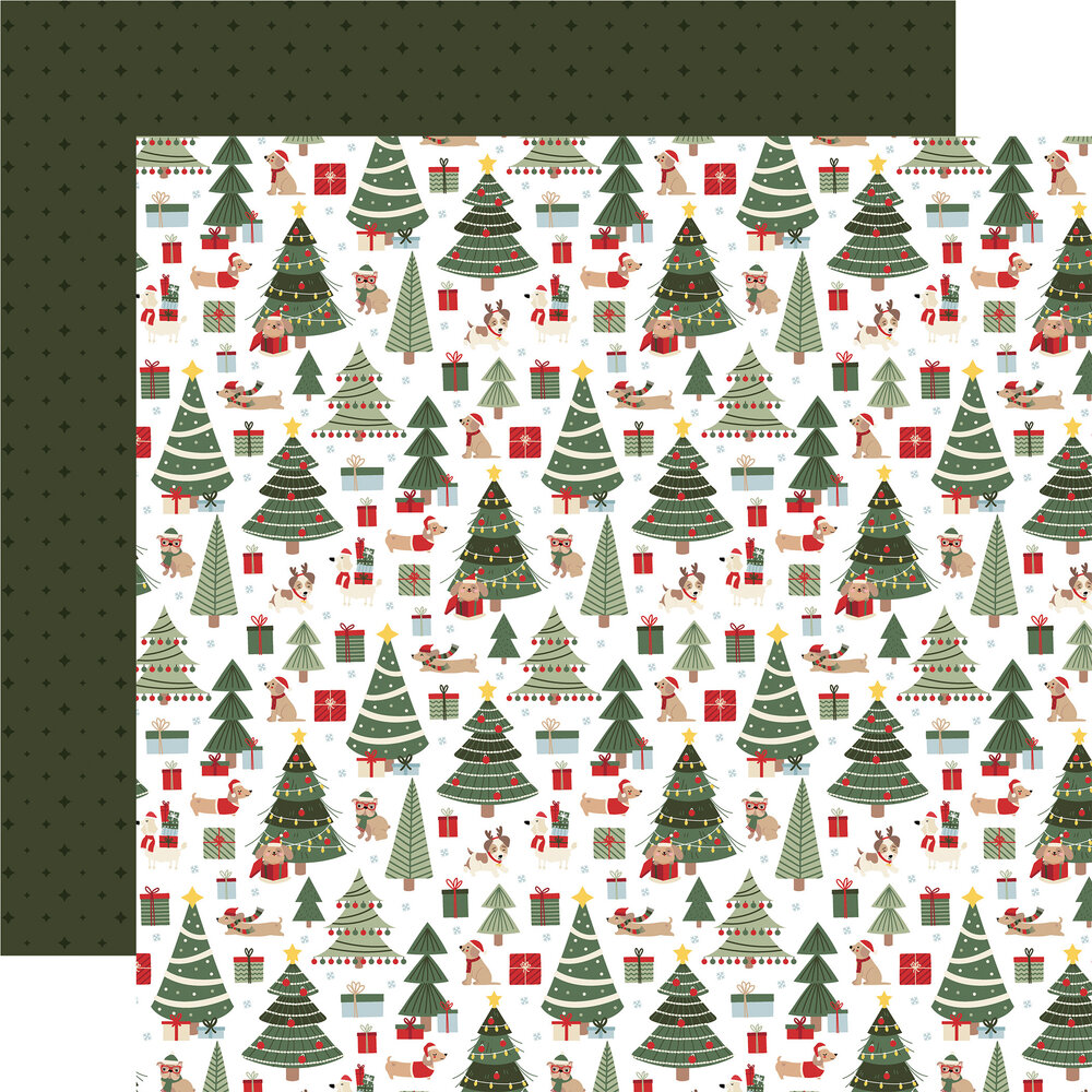 Echo Park Here Comes Santa Paws 12x12 Inch Collection Kit (HCSP517016) Echo Park Here Comes Santa Paws 12x12 Inch Collection Kit (HCSP517016)