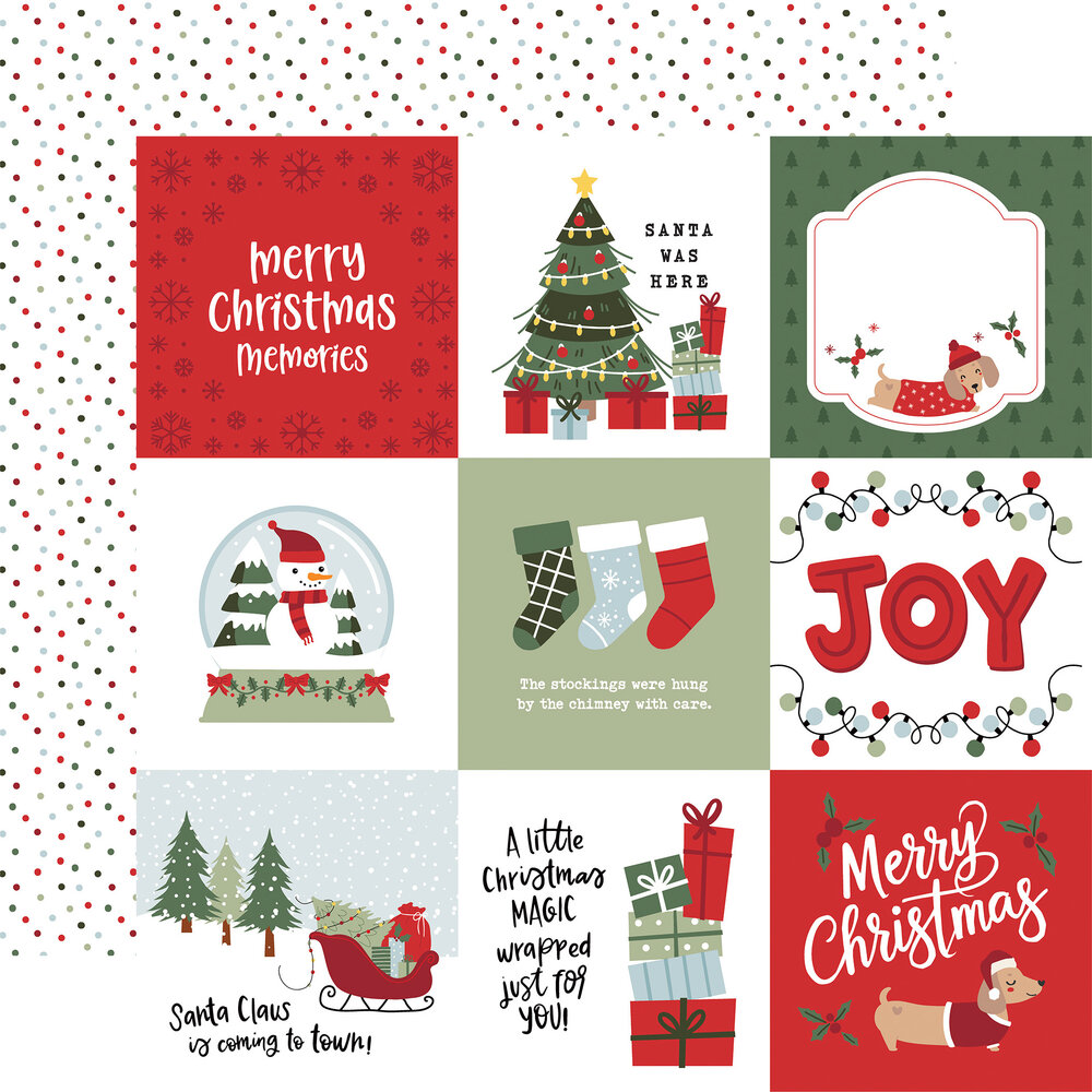 Echo Park Here Comes Santa Paws 12x12 Inch Collection Kit (HCSP517016) Echo Park Here Comes Santa Paws 12x12 Inch Collection Kit (HCSP517016)