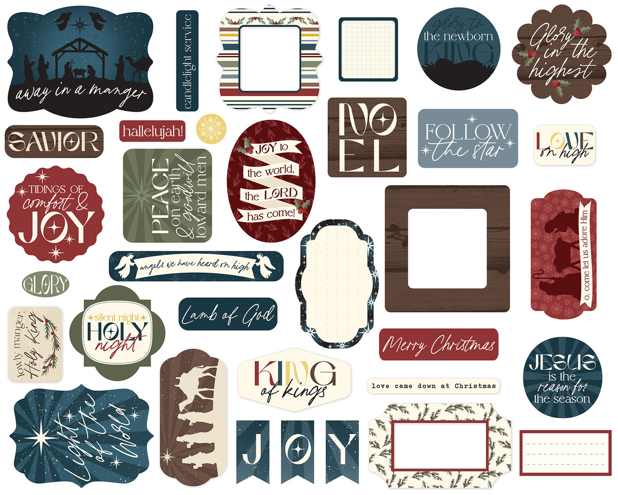 Echo Park Joy To The World Ephemera (JTW521024) Echo Park Joy To The World Ephemera (JTW521024)