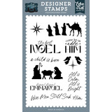 Echo Park Joy To The World Designer Stamp Set Rejoice Rejoice (JTW521040)
