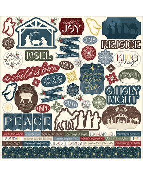 Echo Park Joy To The World Element Sticker (JTW521014)