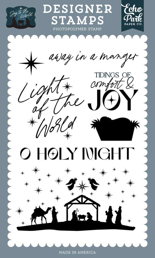 Echo Park Joy To The World Designer Stamp Set Light Of The World (JTW521041) Echo Park Joy To The World Designer Stamp Set Light Of The World (JTW521041)
