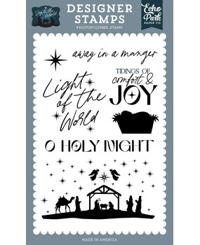 Echo Park Joy To The World Designer Stamp Set Light Of The World (JTW521041)