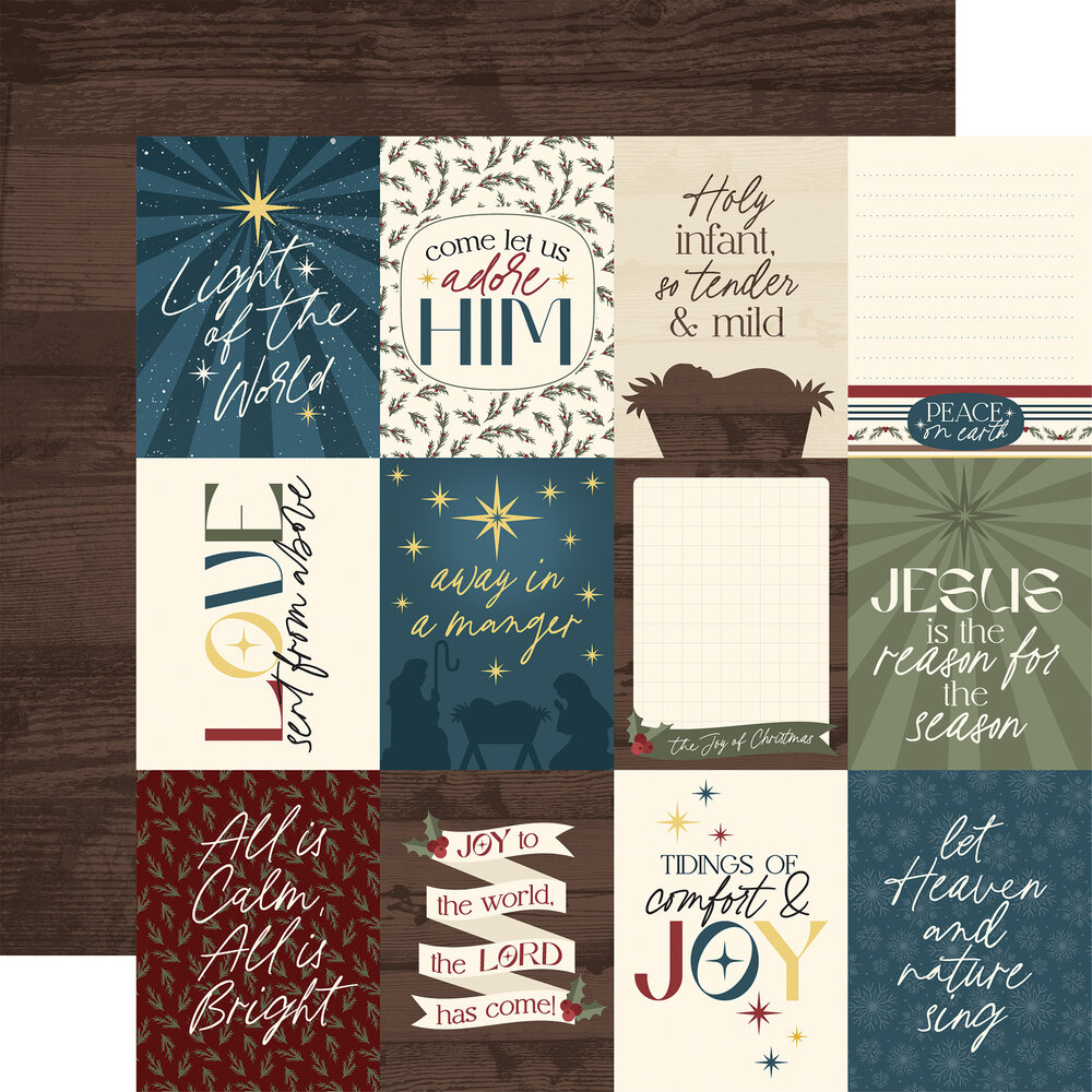 Echo Park Joy To The World 12x12 Inch Collection Kit (JTW521016)
