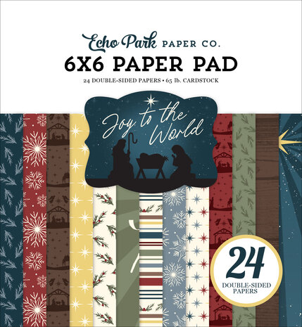 Echo Park Joy To The World 6x6 Inch Paper Pad (JTW521023)
