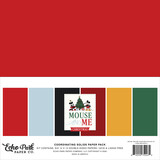 Echo Park Mouse And Me Christmas 12x12 Inch Coordination Solids Paper Pack (MMC520015)