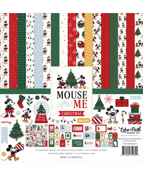 Echo Park Mouse And Me Christmas 12x12 Inch Collection Kit (MMC520016)
