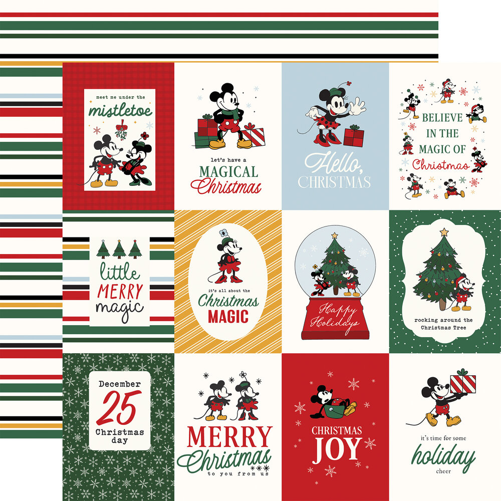Echo Park Mouse And Me Christmas 12x12 Inch Collection Kit (MMC520016)