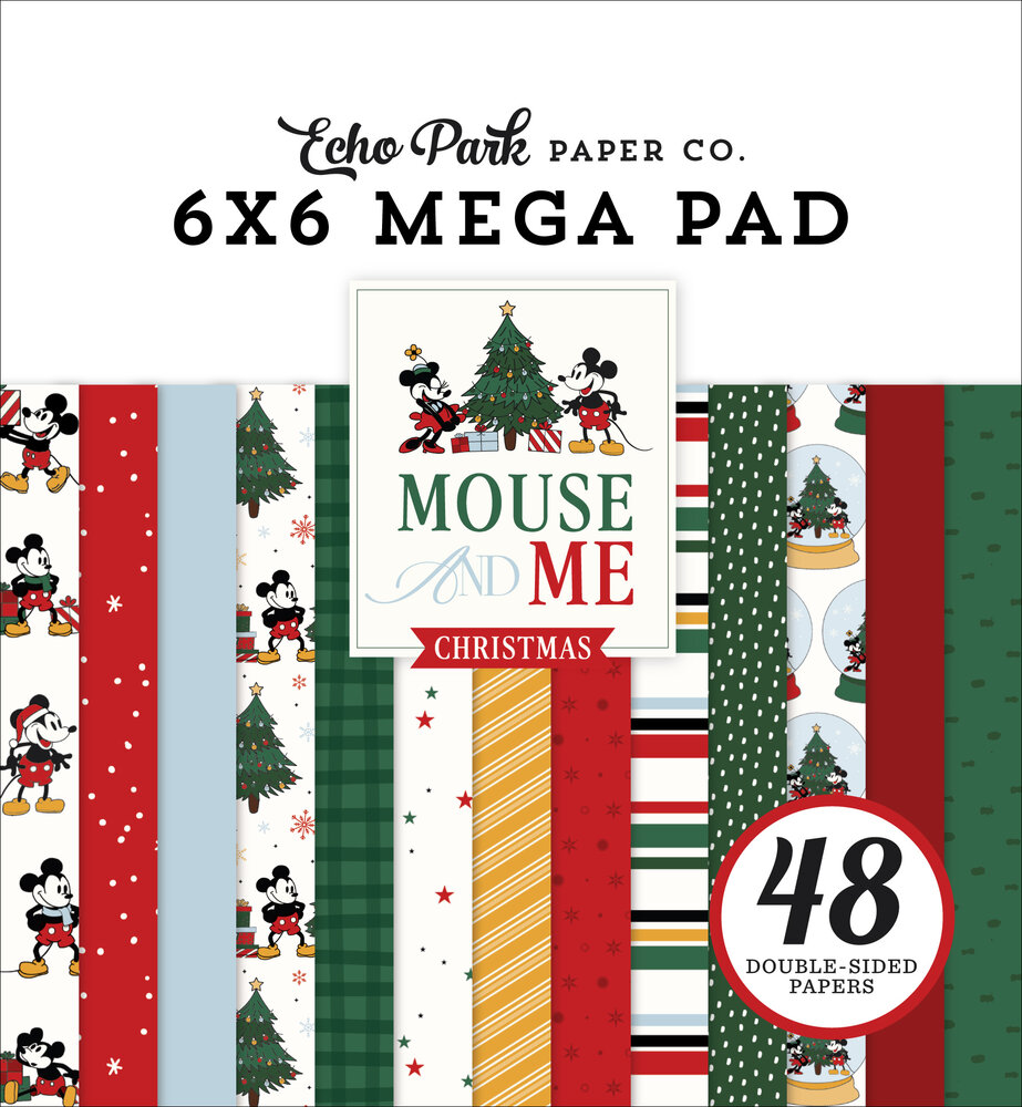 Echo Park Mouse And Me Christmas 6x6 Inch Cardmakers Mega Pad (MMC520031) Echo Park Mouse And Me Christmas 6x6 Inch Cardmakers Mega Pad (MMC520031)
